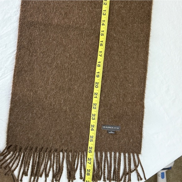 BABY ALPACA Fringed Scarf From Peru. SUPER-SOFT!! - Picture 3 of 6